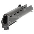 Golden Eagle Polymer 280mm Handschutz mit 20mm Bodenschiene Geeignet für Golden Eagle Jing Gong JG G36 Serie AEG Gewehre Airsoft Schwarz