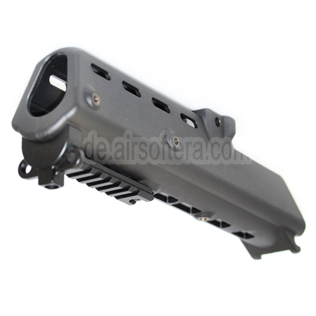 Golden Eagle Polymer 280mm Handschutz mit 20mm Bodenschiene Geeignet für Golden Eagle Jing Gong JG G36 Serie AEG Gewehre Airsoft Schwarz