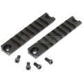 Golden Eagle 2 Stück 98mm R4 7-Slots 20mm Schiene Geeignet für JG Jing Gong CYMA Golden Eagle Tokyo Marui G36 Serie AEG Gewehre Airsoft Schwarz