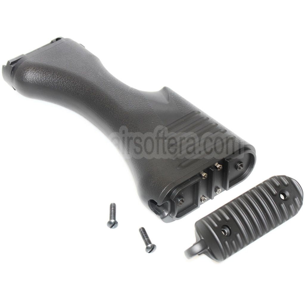 Golden Eagle Hochschlagfester Polymer Gewehrschaft Geeignet für JG Golden Eagle M240 Bravo AEG Gewehre Airsoft Schwarz