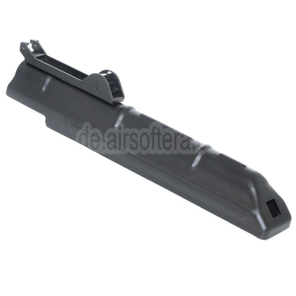 Golden Eagle 243mm Obere Empfängerabdeckung mit Kimme Geeignet für D-Boys JG Jing Gong Golden Eagle CYMA Tokyo Marui AKS74U Serie AEG Gewehre Airsoft Schwarz