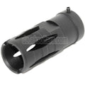Golden Eagle 58mm G36 Mündungsbremse Mündungsfeuerdämpfer Geeignet für -14mm CCW Gegen den Uhrzeigersinn Lauf Gewehre Airsoft Schwarz