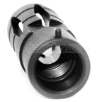 Golden Eagle 58mm G36 Mündungsbremse Mündungsfeuerdämpfer Geeignet für -14mm CCW Gegen den Uhrzeigersinn Lauf Gewehre Airsoft Schwarz
