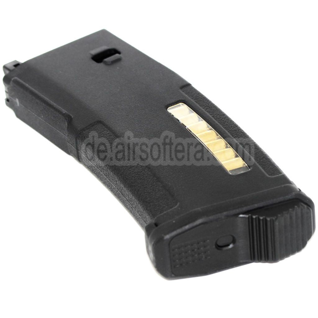 PTS 120rd EPM Mid-Cap Enhanced Polymer Magazin Geeignet für Systema PTW M4 M16 Serie Gewehre Airsoft Schwarz