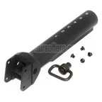 APS Schnellspanner M4 Schaft adapter Pufferrohr und QD Riemenbügel Geeignet für APS ASK AK Serie AEG Gewehre Airsoft Schwarz