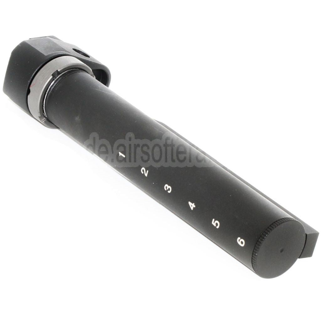 5KU 6-Positions Gewehrschaft Pufferrohr adapter Geeignet für AK Konvertierung zur Verwendung von M4 schaft Gewehre Airsoft Schwarz