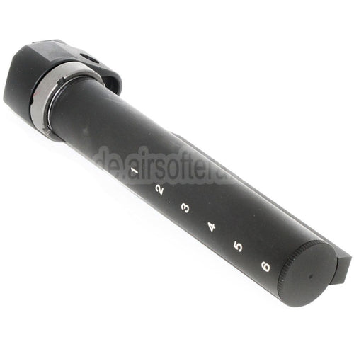 5KU 6-Positions Gewehrschaft Pufferrohr adapter Geeignet für AK Konvertierung zur Verwendung von M4 schaft Gewehre Airsoft Schwarz