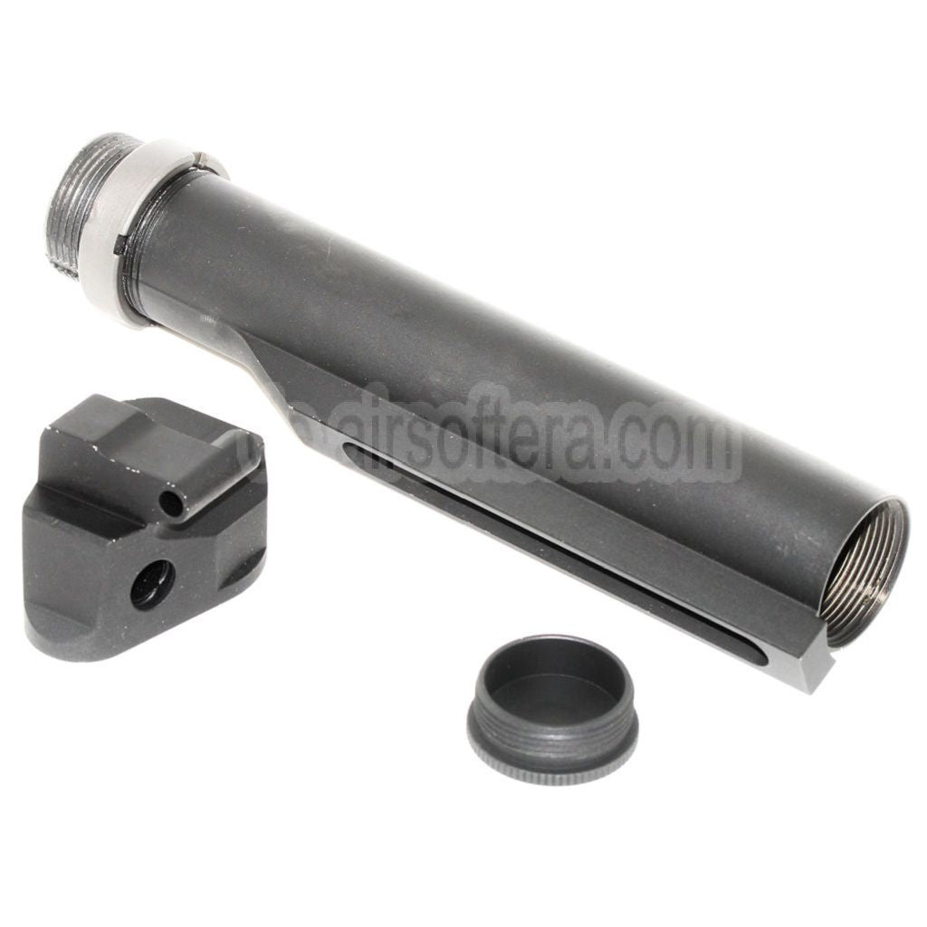 5KU 6-Positions Gewehrschaft Pufferrohr adapter Geeignet für AK Konvertierung zur Verwendung von M4 schaft Gewehre Airsoft Schwarz
