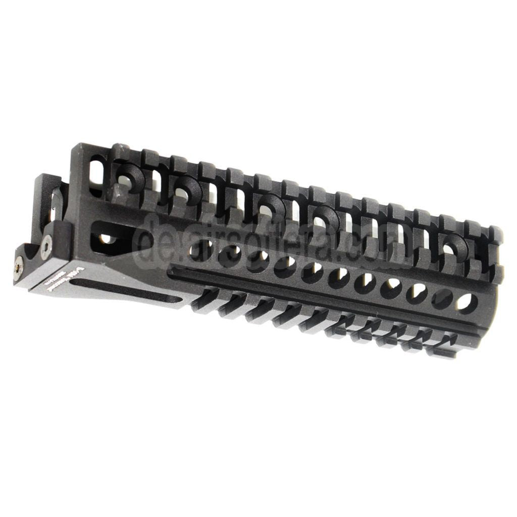 5KU CNC 160mm B-10M Stil Untere Handschutz Schienen System Geeignet für AK Serie AEG GBB Gewehre Airsoft Schwarz
