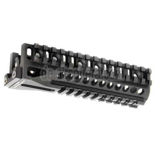 5KU CNC 160mm B-10M Stil Untere Handschutz Schienen System Geeignet für AK Serie AEG GBB Gewehre Airsoft Schwarz
