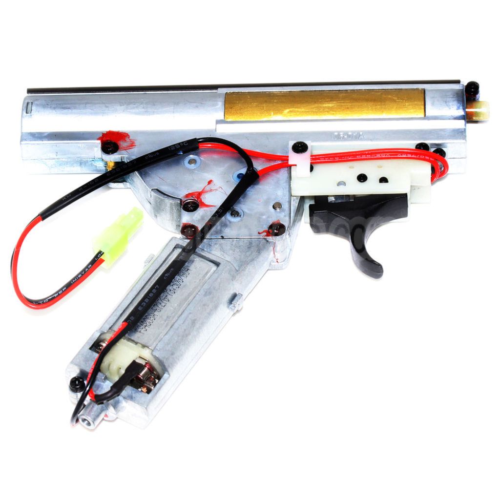 CYMA Komplettes Getriebeset mit Motor Geeignet für M1A1 Serie AEG Gewehre Airsoft Hinten verkabelt