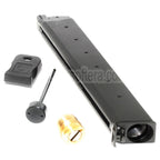 APS 48rd Big Stick Erweitert Co2 Magazin Geeignet für G17 G18C G-Serie GBB Pistolen Airsoft Schwarz