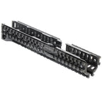5KU CNC Aluminum 254mm B30 Stil Lang Untere Handschutz Schienen System Geeignet für LCT GHK E&L Tokyo Marui AK Serie AEG GBB Gewehre Airsoft Schwarz