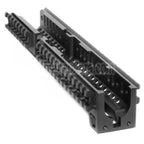 5KU CNC Aluminum 254mm B30 Stil Lang Untere Handschutz Schienen System Geeignet für LCT GHK E&L Tokyo Marui AK Serie AEG GBB Gewehre Airsoft Schwarz