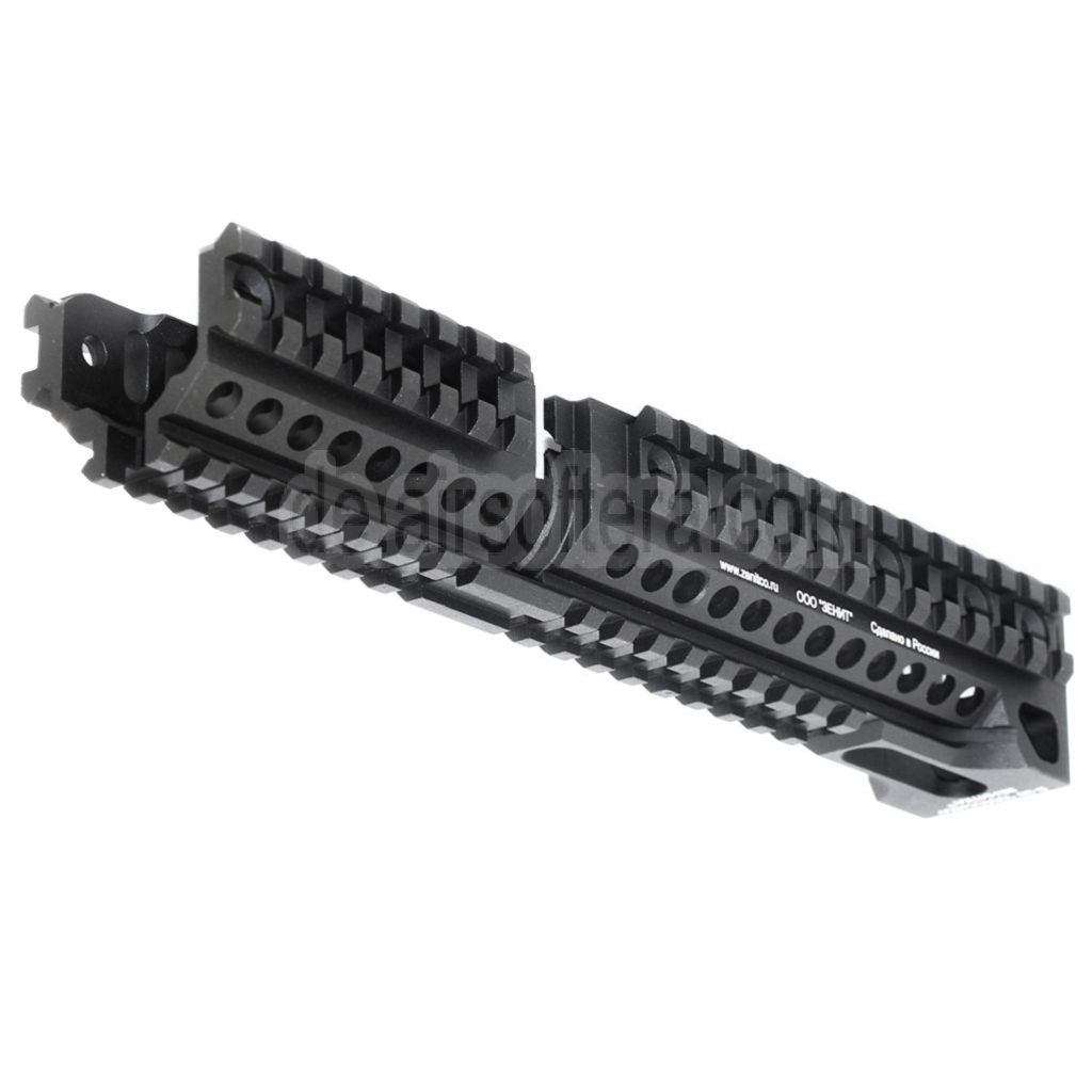 5KU CNC Aluminum 254mm B30 Stil Lang Untere Handschutz Schienen System Geeignet für LCT GHK E&L Tokyo Marui AK Serie AEG GBB Gewehre Airsoft Schwarz