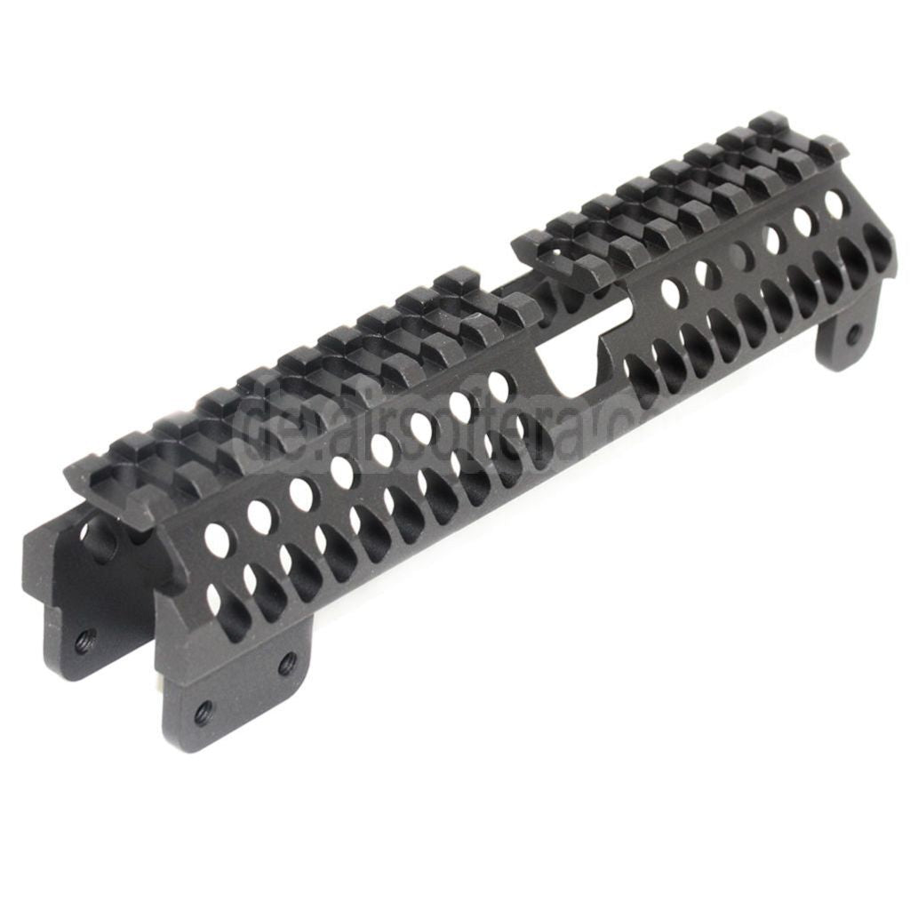 5KU 196mm B-31 Stil Extra Lang Obere Handschutz Schienen System Geeignet für AK Serie AEG Gewehre Airsoft Schwarz