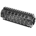 APS CNC 155mm RIS Handschutz Schienen System Geeignet für M4 M16 Serie AEG Gewehre Airsoft Schwarz