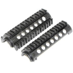 APS CNC 155mm RIS Handschutz Schienen System Geeignet für M4 M16 Serie AEG Gewehre Airsoft Schwarz