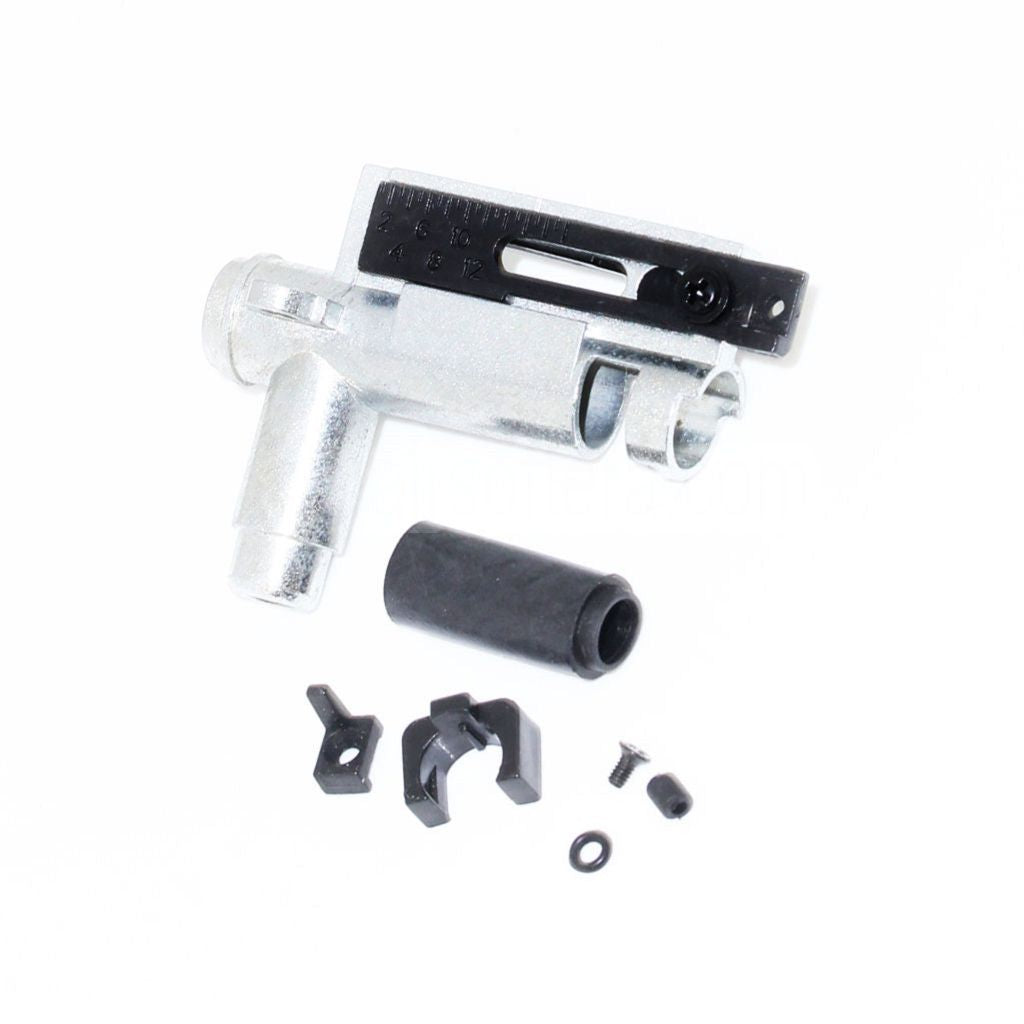 CYMA Metall Einteiliges Hop Up Kammer Set Geeignet für V3 Getriebe Version 3 AK Serie AEG Gewehre Airsoft