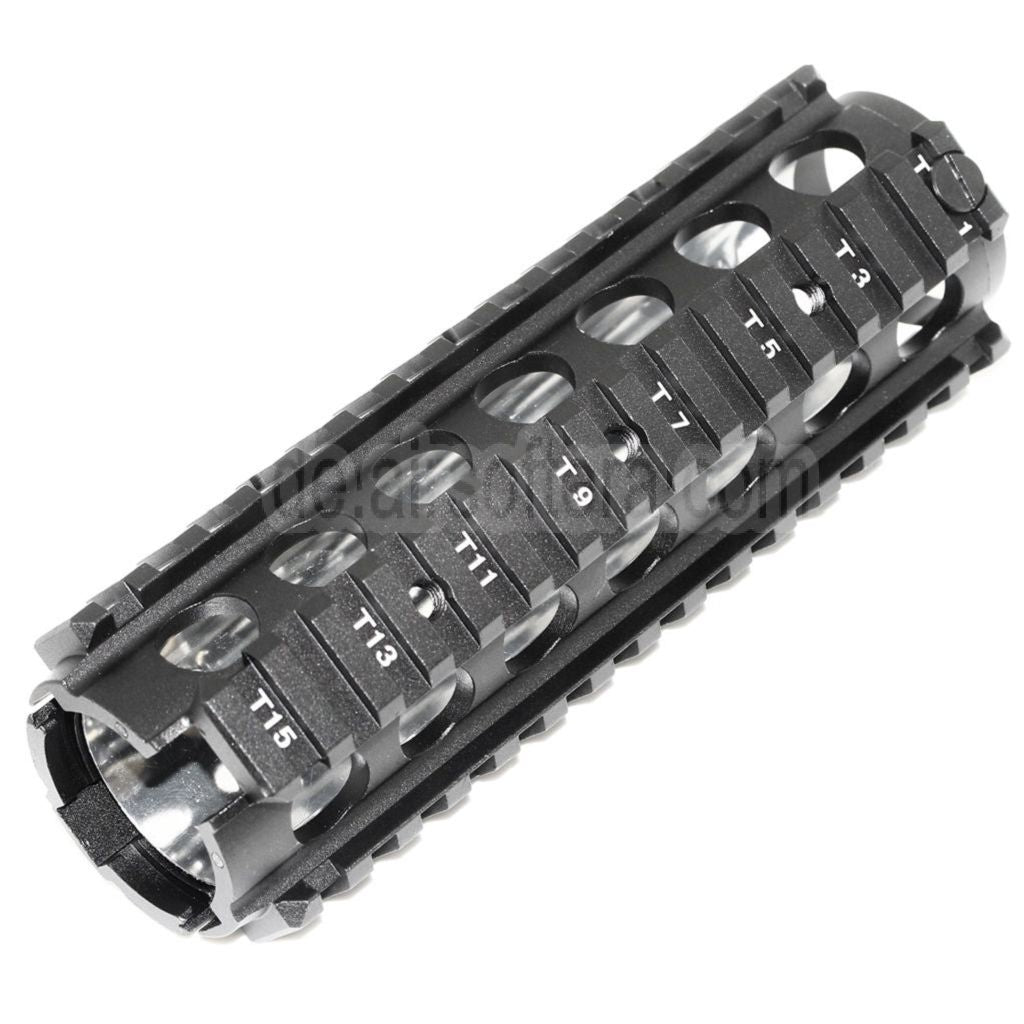 CYMA 170mm CNC Aluminum KAC Type M4A1 M4CQB RAS Handschutz Schienen System Geeignet für CYMA E&C D-Boys G&P Classic Army KWA G&G Tokyo Marui M4 M16 Serie AEG Gewehre Airsoft Schwarz