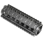 CYMA 170mm CNC Aluminum KAC Type M4A1 M4CQB RAS Handschutz Schienen System Geeignet für CYMA E&C D-Boys G&P Classic Army KWA G&G Tokyo Marui M4 M16 Serie AEG Gewehre Airsoft Schwarz