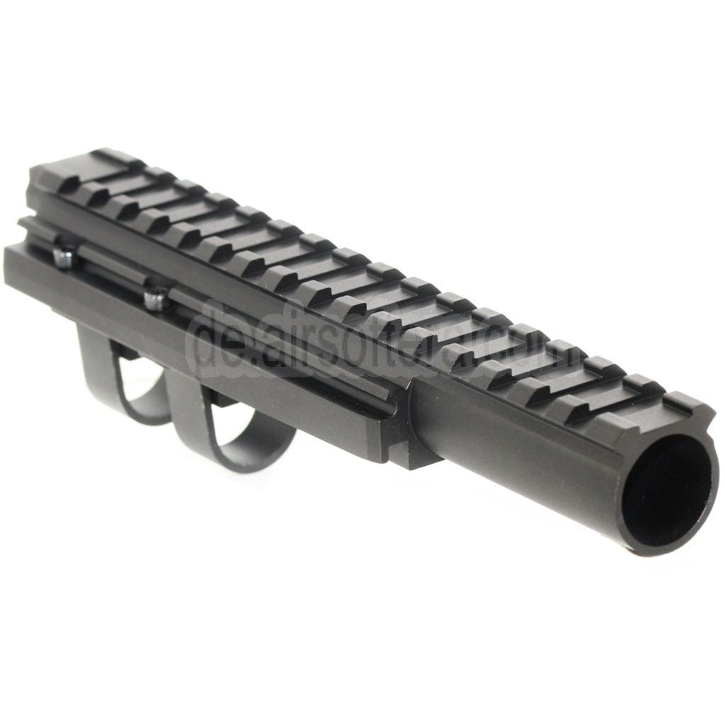 Golden Eagle 20mm Oberes Handschutzschienensystem Geeignet für Jing Gong JG Golden Eagle AK Serie AEG-Gewehre Airsoft Schwarz