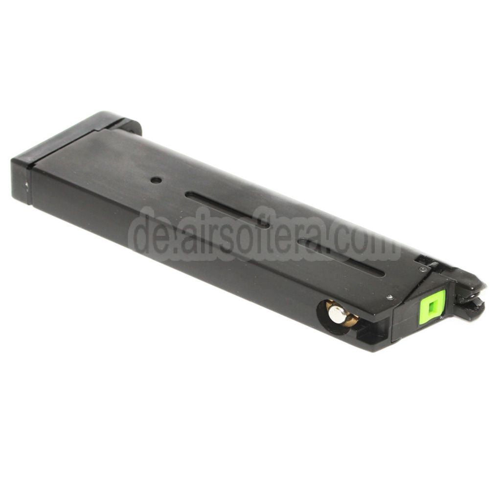 APS 25rd Turbo Magazin Geeignet für ARMY/DOUBLE BELL/E&C/Tokyo Marui 1911 APS Marcux Crxius Serie GBB Pistolen Airsoft Schwarz