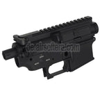 E&C Marine M4A1 Metallgehäuse Empfänger Set (Laser Logo) geeignet für E&C Tokyo Marui M4 M16 Serie AEG Gewehre Airsoft Schwarz