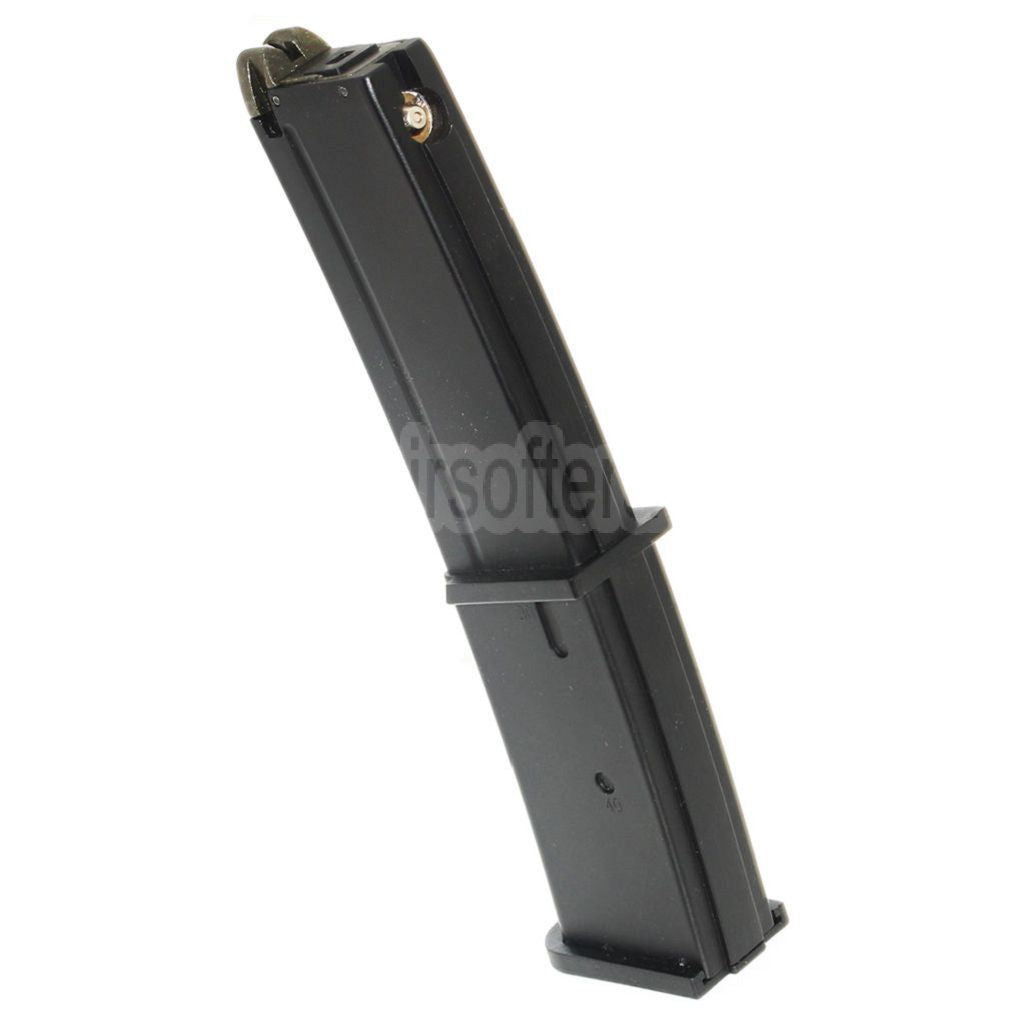 DOUBLE BELL 40rd Gas Magazin Geeignet für Umarex KSC MP7 Serie GBB Gewehre Airsoft Schwarz