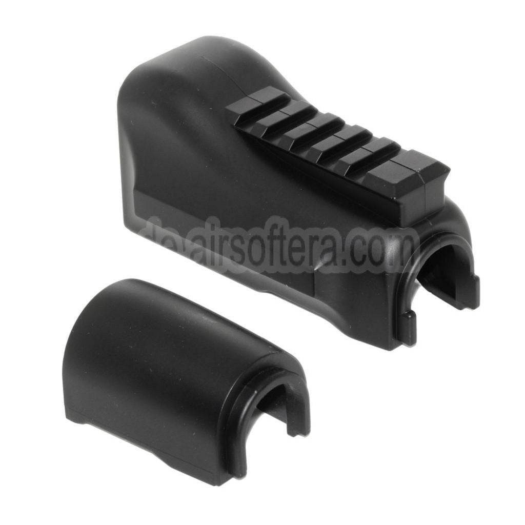 AirsoftEra 96mm Polymer Schiene Handschutz geeignet für AK Beta Serie AEG Gewehre Schwarz