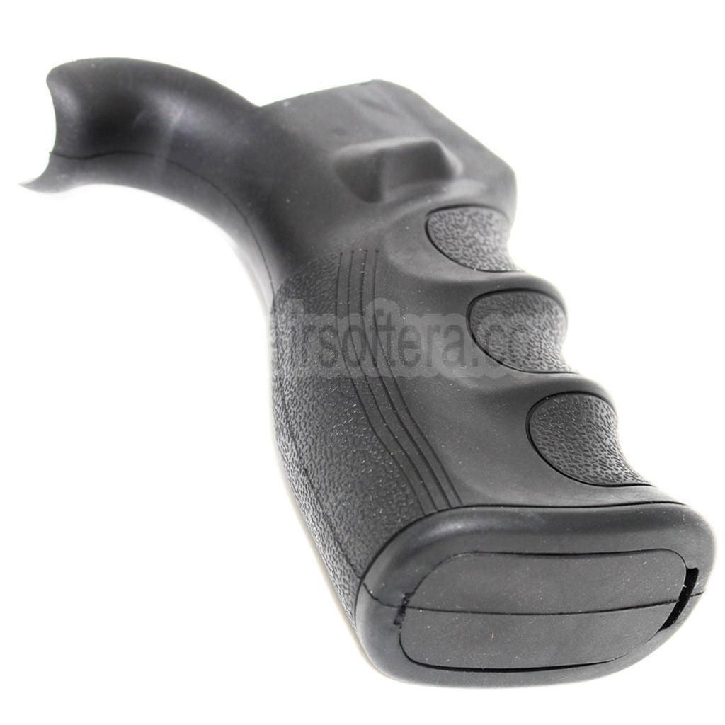 AirsoftEra Robuste Oberfläche und Fingerrillen Ergonomischer Pistolengriff Geeignet für M4 M16 GBB Gewehre Schwarz
