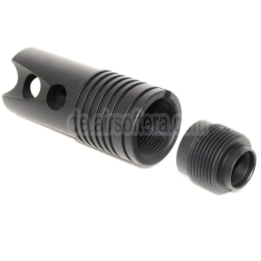 CYMA Strike Mündungsfeuerdämpfer Geeignet für -14mm CCW Gegen den Uhrzeigersinn Lauf Gewehre Airsoft Schwarz