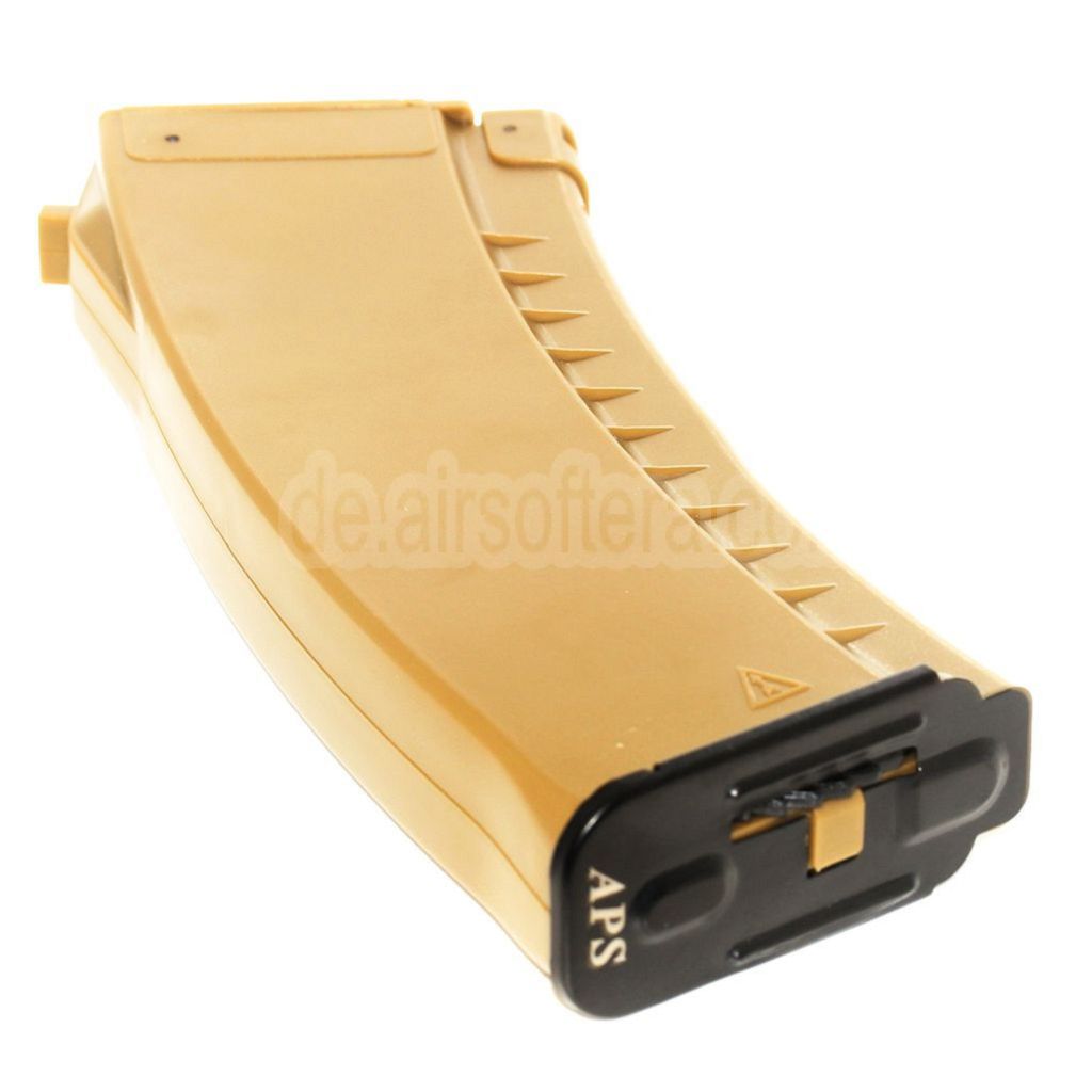 APS 500rd Plastik Hi-Cap Magazin Geeignet für AK Serie AEG Gewehre Airsoft