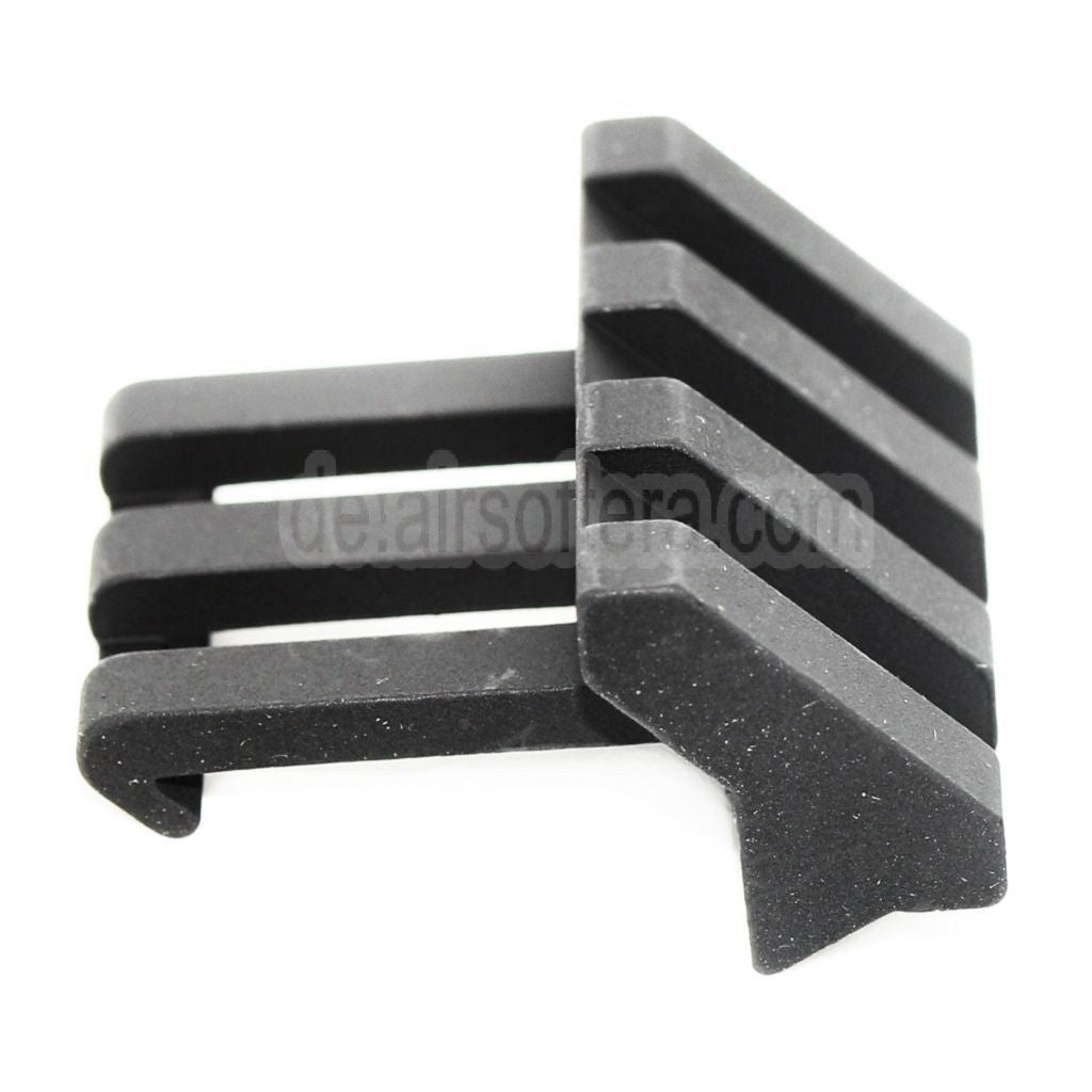 APS PER Phantom 3-Slots Versetzte 45 Grad 20mm Picatinny Schienenmontage Schwarz