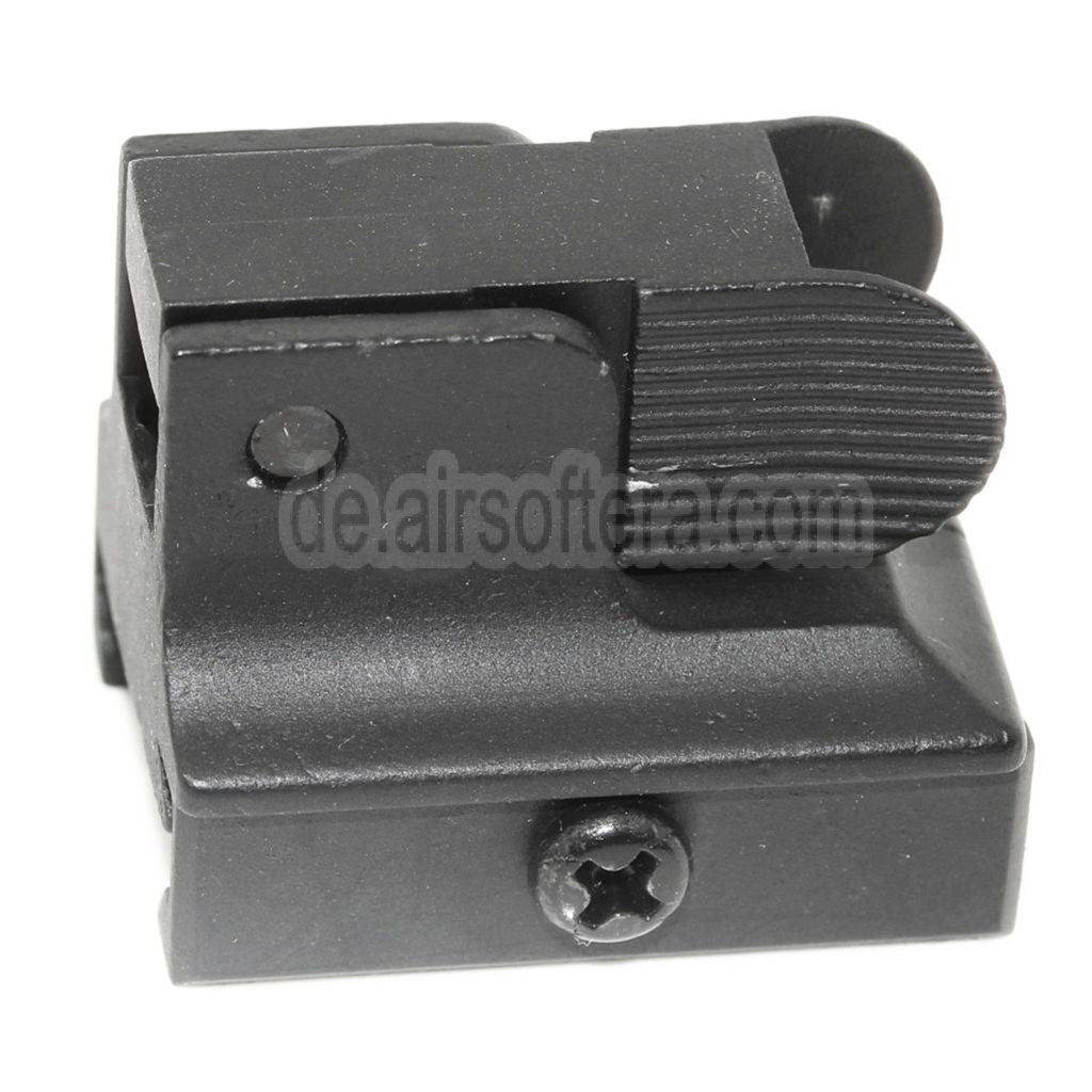 AirsoftEra Metall Hochklappen Korn Geeignet für 20mm 1913 Picatinny Schiene M4 M16 AEG Gewehre
