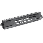 APS CNC 10 Zoll PER Phantom 3.0 M-LOK Handschutz Schienen System Geeignet für APS CYMA G&P JG Tokyo Marui M4 M16 Serie AEG Gewehre Airsoft Schwarz