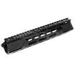 APS CNC 10 Zoll PER Phantom 3.0 M-LOK Handschutz Schienen System Geeignet für APS CYMA G&P JG Tokyo Marui M4 M16 Serie AEG Gewehre Airsoft Schwarz