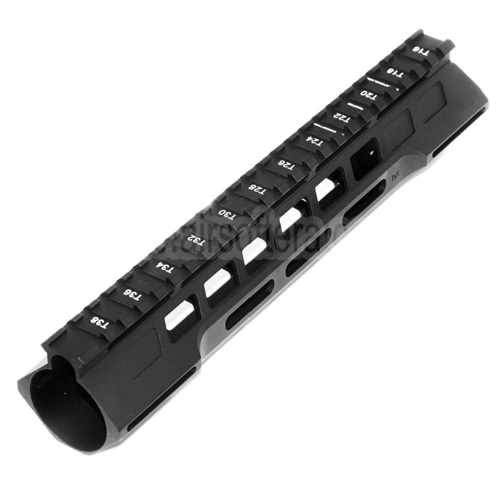 APS CNC 10 Zoll PER Phantom 3.0 M-LOK Handschutz Schienen System Geeignet für APS CYMA G&P JG Tokyo Marui M4 M16 Serie AEG Gewehre Airsoft Schwarz