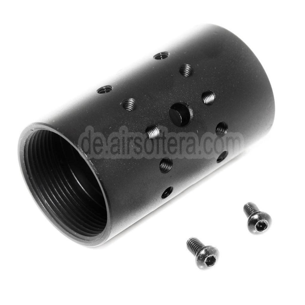 APS CNC 15 Zoll PER Phantom 5.0 M-LOK Handschutz Schienen System Geeignet für APS CYMA G&P JG Tokyo Marui M4 M16 Serie AEG Gewehre Airsoft Schwarz