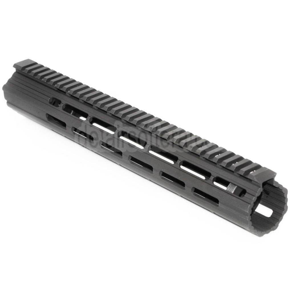 APS CNC 13 Zoll Boar 1.0 M-LOK Handschutz Schienen System Geeignet für APS CYMA G&P JG Tokyo Marui M4 M16 Serie AEG Gewehre Airsoft Schwarz
