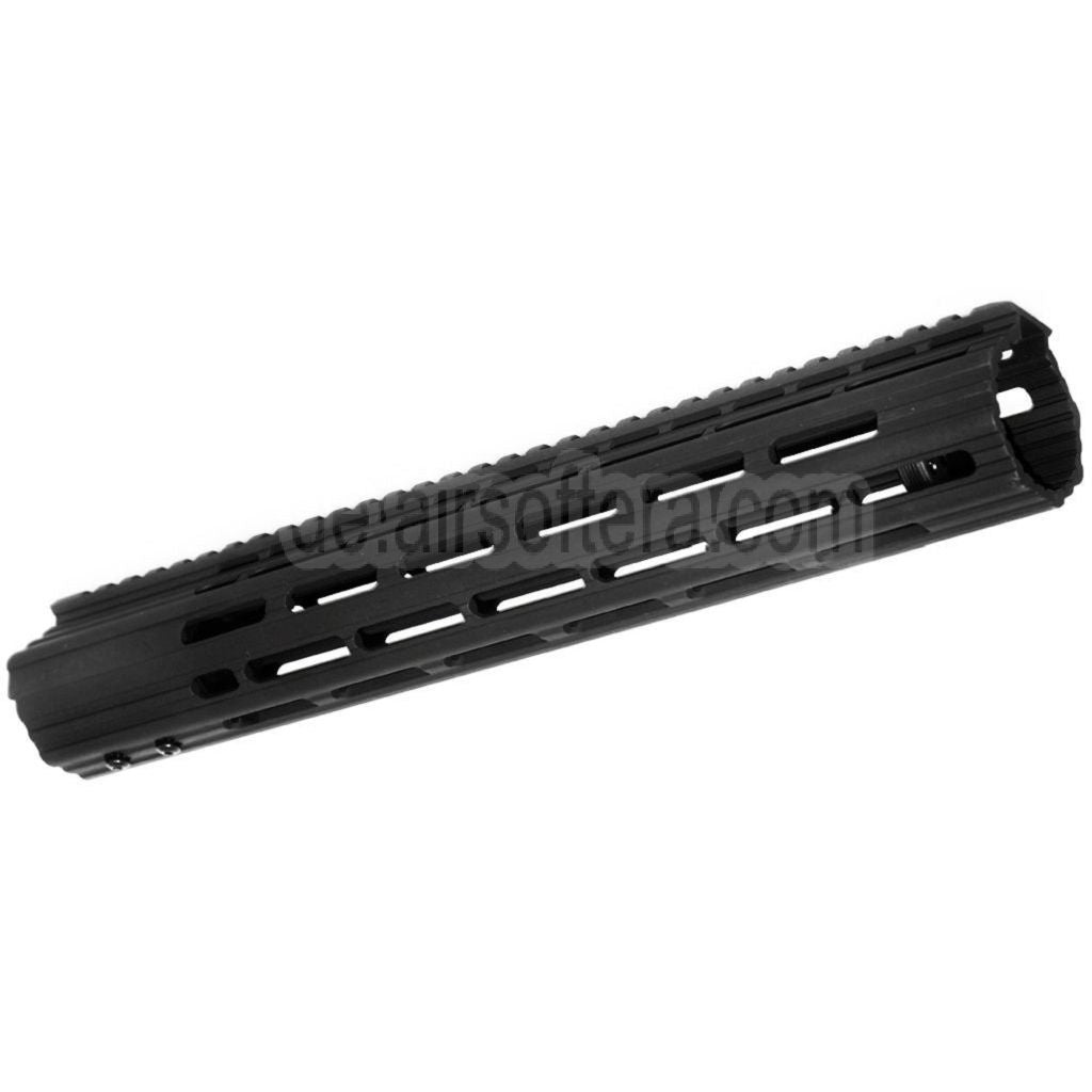 APS CNC 13 Zoll Boar 1.0 M-LOK Handschutz Schienen System Geeignet für APS CYMA G&P JG Tokyo Marui M4 M16 Serie AEG Gewehre Airsoft Schwarz