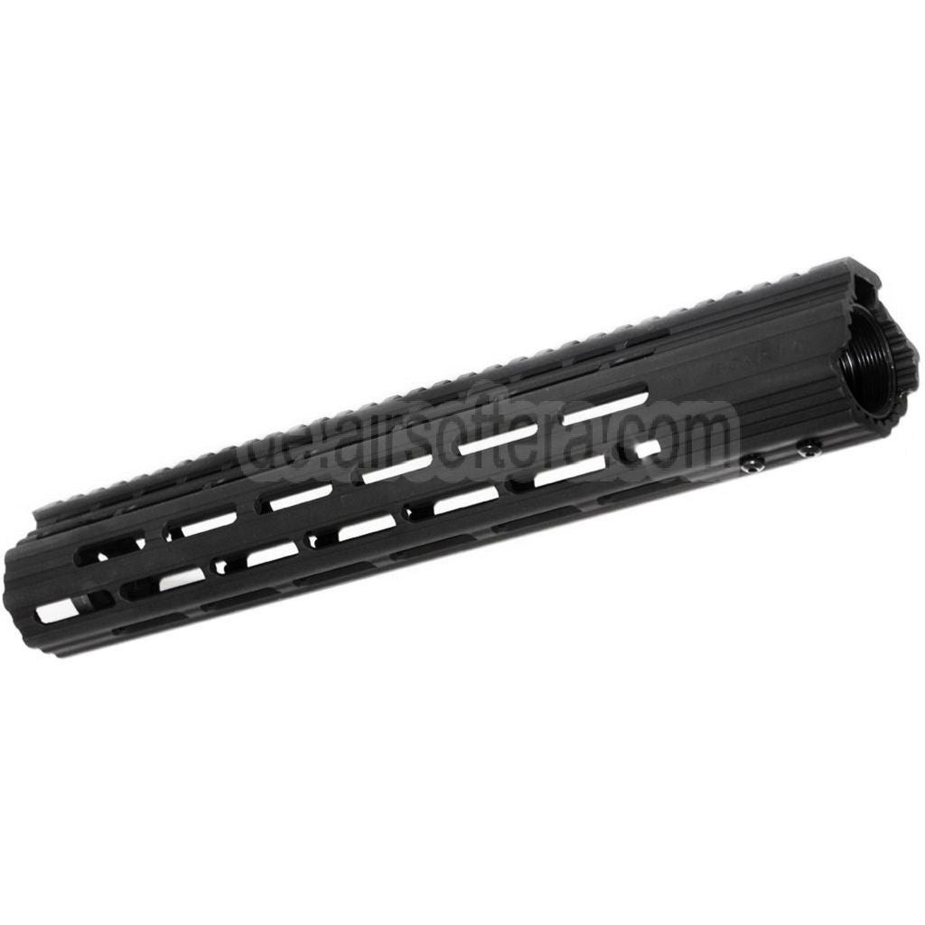 APS CNC 13 Zoll Boar 1.0 M-LOK Handschutz Schienen System Geeignet für APS CYMA G&P JG Tokyo Marui M4 M16 Serie AEG Gewehre Airsoft Schwarz