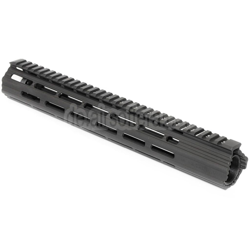APS CNC 13 Zoll Boar 1.0 M-LOK Handschutz Schienen System Geeignet für APS CYMA G&P JG Tokyo Marui M4 M16 Serie AEG Gewehre Airsoft Schwarz