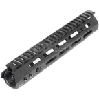 APS CNC 10 Zoll Evolution Tech 3.0 M-LOK Handschutz Schienen System Geeignet für APS CYMA G&P JG Tokyo Marui M4 M16 Serie AEG Gewehre Airsoft Schwarz