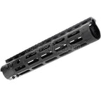 APS CNC 10 Zoll Evolution Tech 3.0 M-LOK Handschutz Schienen System Geeignet für APS CYMA G&P JG Tokyo Marui M4 M16 Serie AEG Gewehre Airsoft Schwarz