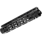 APS CNC 10 Zoll Evolution Tech 3.0 M-LOK Handschutz Schienen System Geeignet für APS CYMA G&P JG Tokyo Marui M4 M16 Serie AEG Gewehre Airsoft Schwarz