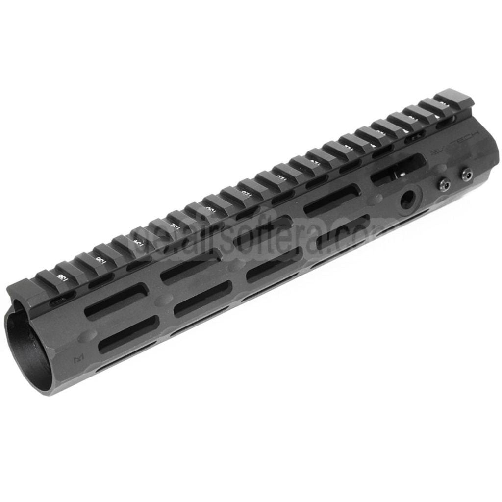 APS CNC 10 Zoll Evolution Tech 3.0 M-LOK Handschutz Schienen System Geeignet für APS CYMA G&P JG Tokyo Marui M4 M16 Serie AEG Gewehre Airsoft Schwarz