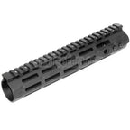 APS CNC 10 Zoll Evolution Tech 3.0 M-LOK Handschutz Schienen System Geeignet für APS CYMA G&P JG Tokyo Marui M4 M16 Serie AEG Gewehre Airsoft Schwarz