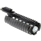 CYMA CNC Aluminum 210mm RAS Handschutz Schienen System mit Rail Cover Geeignet für Tokyo Marui M4 M16 Serie AEG / WA M4 M16 Serie GBB Gewehre Airsoft Schwarz