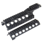 CYMA CNC Aluminum 210mm RAS Handschutz Schienen System mit Rail Cover Geeignet für Tokyo Marui M4 M16 Serie AEG / WA M4 M16 Serie GBB Gewehre Airsoft Schwarz
